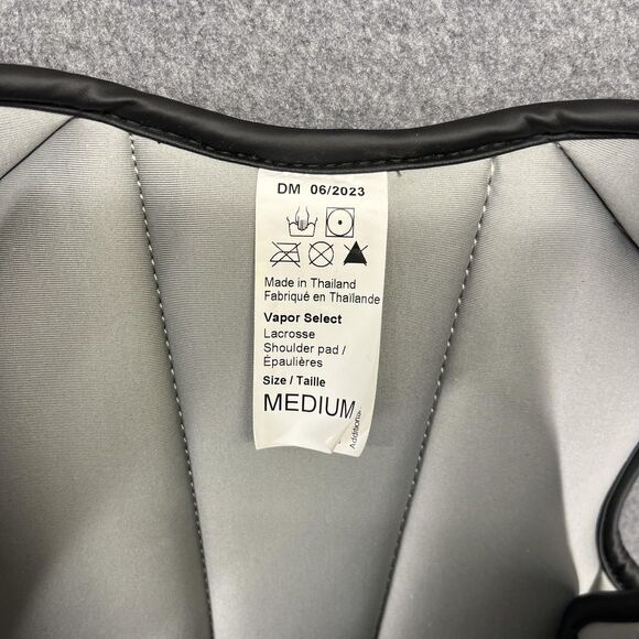 Nike Vapor Select Lacrosse Shoulder Pad Medium Black Chest Protector NOCSAE 2023 - Picture 5 of 12